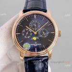 AAA Swiss Replica Vacheron Constantin Patrimony perpetual calendar Watches Rose Gold